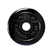 Диск  обрезиненный ТИТАН 15 кг посадочный диаметр 51 мм