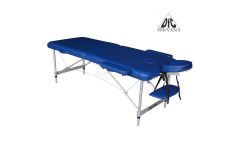 Массажный стол Dfc Nirvana,  Elegant Luxe, 186cm*70cm*4cm, алюм. ножки, цвет голубой (Navy)