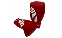 Перчатки боксерские LEADER 10 унций, красный