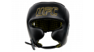 Шлем с защитой щек на шнуровке UFC (Черный - L)